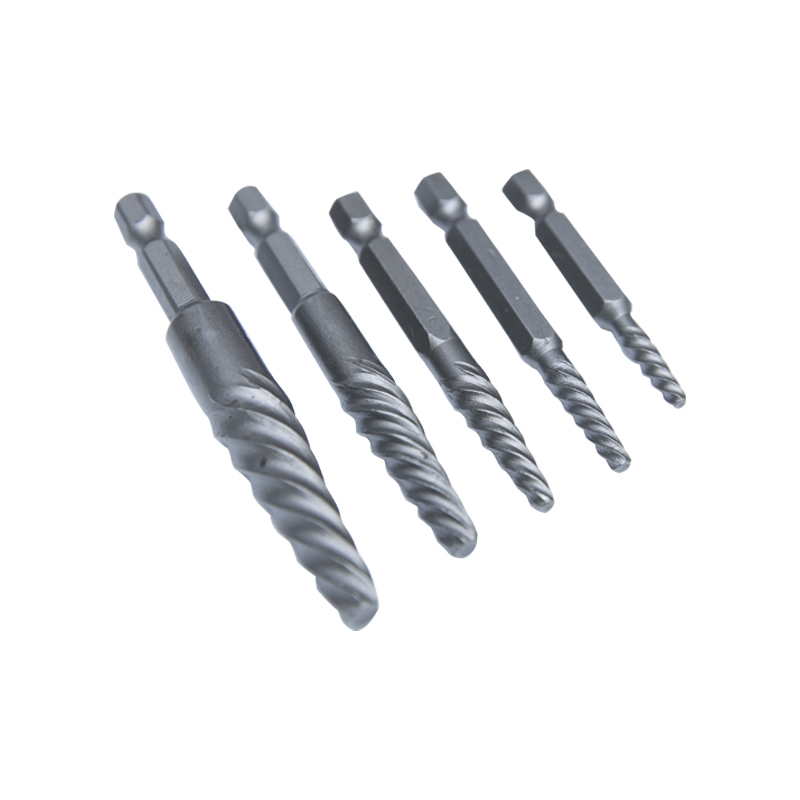 5pc Screw Extractor Set Quick Release