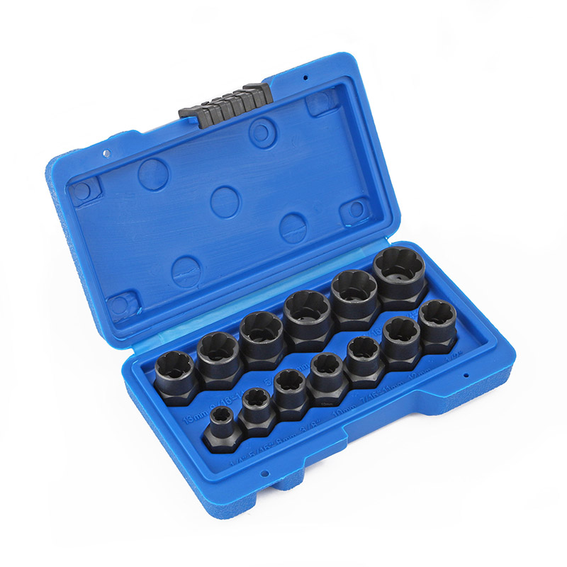 13pc Bolt Nut Screw Extractor Set